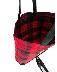 N°21 N21 Tartan Photograph Print Tote Bag