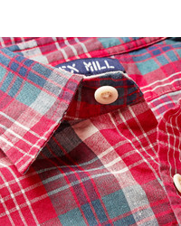 Alex Mill Cove Checked Linen And Cotton Blend Shirt