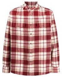 Brunello Cucinelli Check Pattern Cotton Shirt