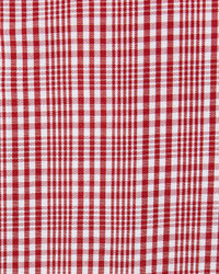 Neiman Marcus Classic Fit Non Iron Plaid Dress Shirt Red