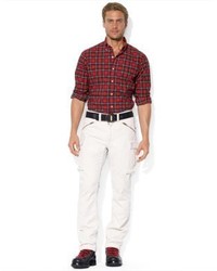 Polo Ralph Lauren Classic Fit Plaid Brushed Oxford Shirt