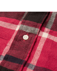 Gitman Brothers Gitman Vintage Button Down Collar Checked Cotton Flannel Shirt