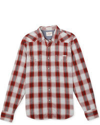 Lucky Brand Jeans Rancho Western Plaid Shirt
