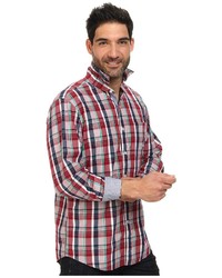 Nautica Long Sleeve Medium Plaid Shirt