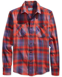 American Rag Mckenzie Button Front Flannel Shirt Only At Macys