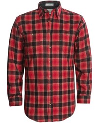 Pendleton Modelcurrentbrandname Wool Outdoor Plaid Shirt Long Sleeve