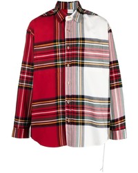 Mastermind Japan Oversize Colour Block Plaid Shirt