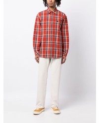 Nudie Jeans Plaid Long Sleeved Cotton Shirt