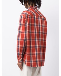 Nudie Jeans Plaid Long Sleeved Cotton Shirt