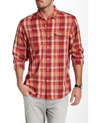 Tommy Bahama Plaid Mesa Long Sleeve Regular Fit Shirt