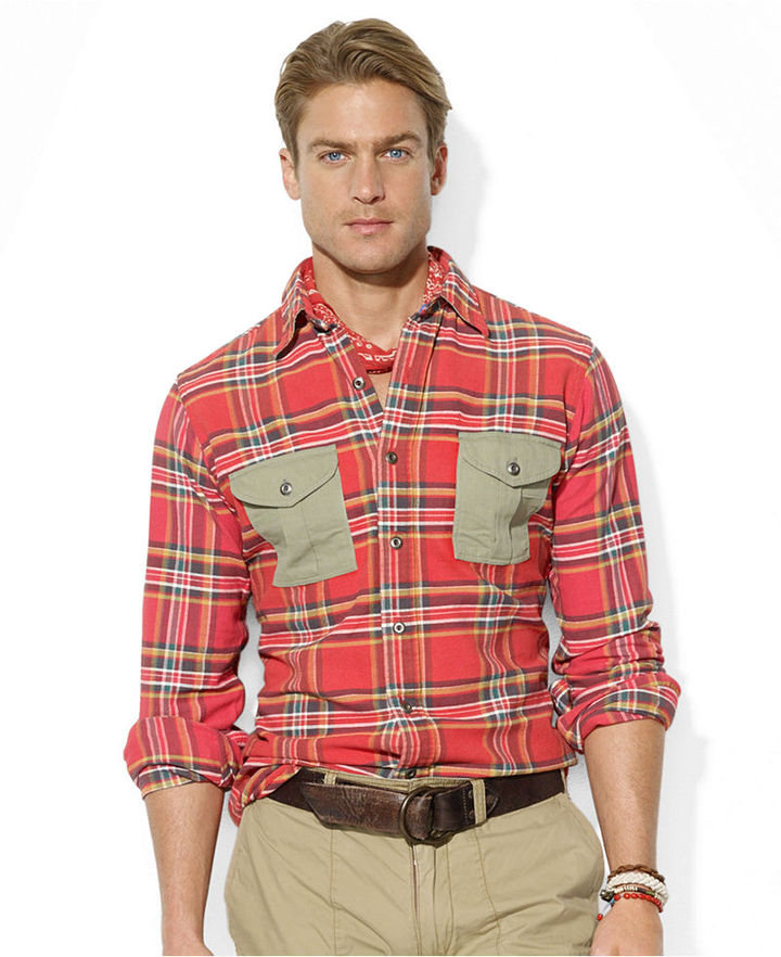 Polo Ralph Lauren Tahoe Plaid Flannel Workshirt | Where to buy & how to ...