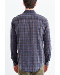 Urban Outfitters Salt Valley Acid Washed Plaid Button Down Workshirt
