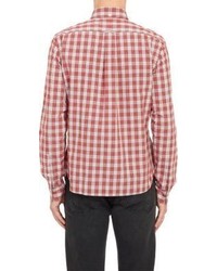 Todd Snyder Plaid Button Down Collar Shirt Red Size Na