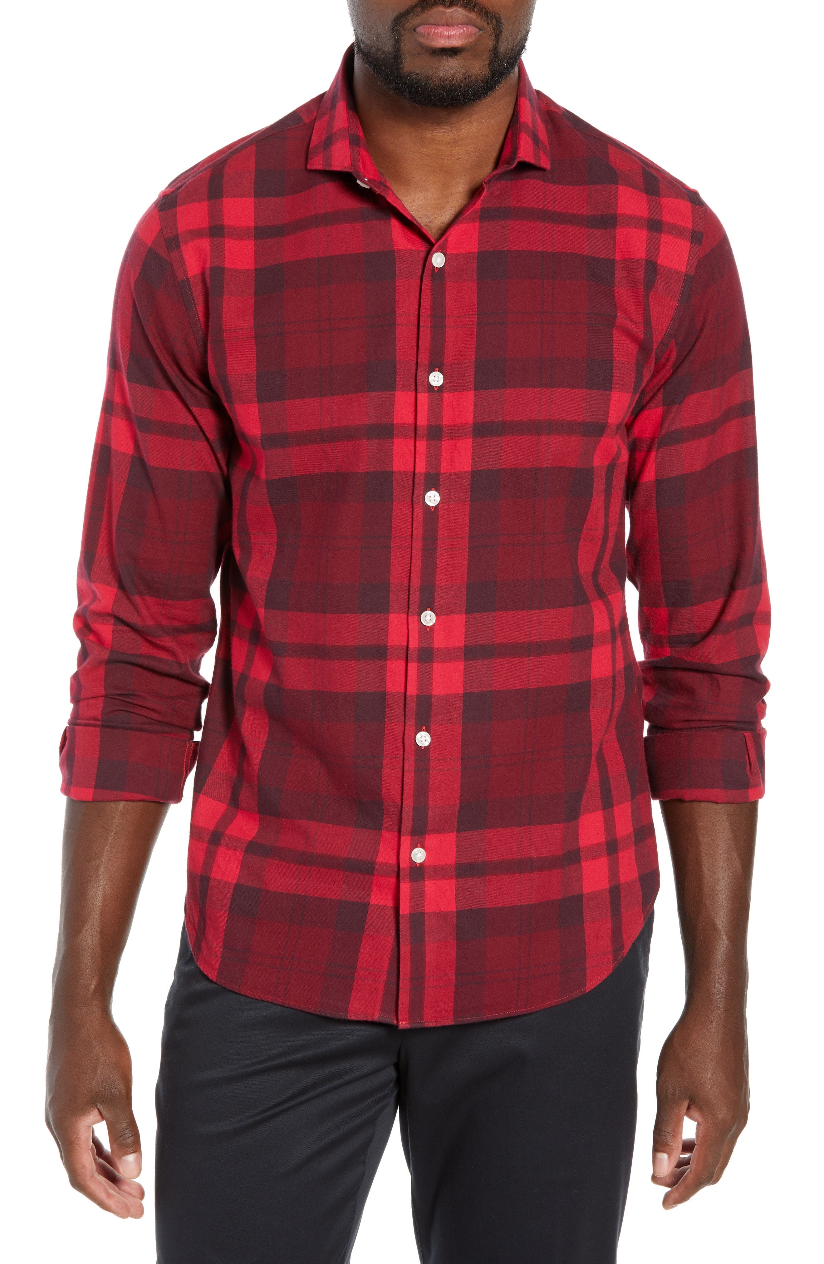 Bonobos Un Slim Fit Plaid Sport Shirt, $48 | Nordstrom | Lookastic