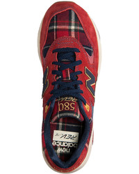New Balance 580 Tartan Casual Sneakers From Finish Line