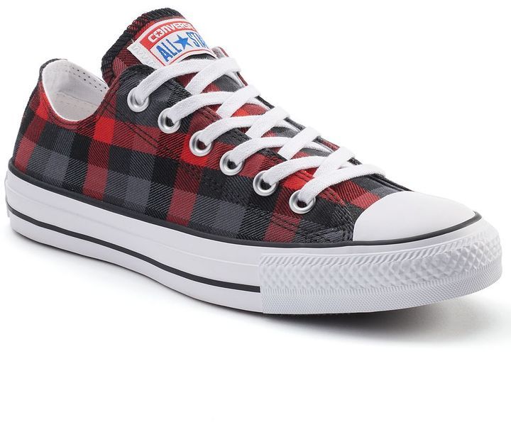converse chuck taylor all star plaid low top
