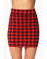 Forever 21 Cool Plaid Bodycon Skirt