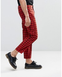Religion Skinny Cropped Pants In Check