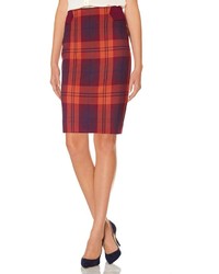 The Limited Check Pencil Skirt