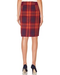 The Limited Check Pencil Skirt