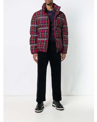 Versace Checked Puffer Jacket