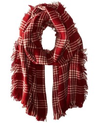 San Diego Hat Company Bss1533 Plaid Scarf With Fray Edges Scarves