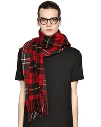 Comme Des Garcons Comme des Garcons Multicolored Patterned Wool scarf 39cm x 170cm 