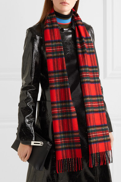 Johnstons of Elgin : Cashmere Tartan Scarf : Royal Stewart