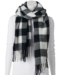 Madden-Girl Madden Girl Buffalo Plaid Blanket Fringed Wrap