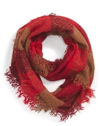 Collection XIIX Plaid Woven Infinity Scarf
