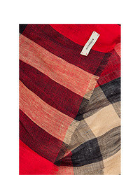 Burberry Shoes Accessories Linen Check Scarf