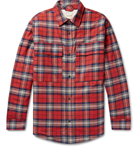 Fear Of God Checked Cotton Flannel Overshirt, $634 | MR PORTER 