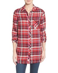 KUT from the Kloth Collin Plaid Flannel Shirt