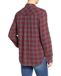 KUT from the Kloth Evelyn Plaid Roll Sleeve Shirt