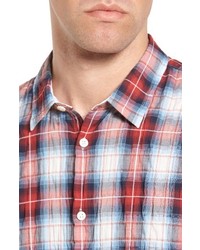 John Varvatos Star Usa Mayfield Slim Fit Plaid Sport Shirt