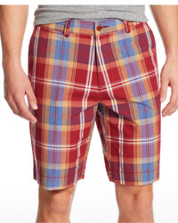 Tommy Hilfiger Plaid Classic Fit Shorts