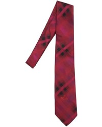 Vivienne Westwood 85cm Plaid Jacquard Silk Crepe Tie
