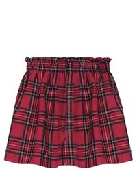ChicNova British Style Contrast Color High Waist Plaid Mini Skirt