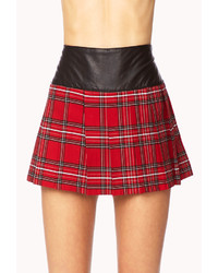Forever 21 Edgy Plaid Mini Skirt