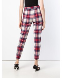 Boutique Moschino Checked Skinny Trousers