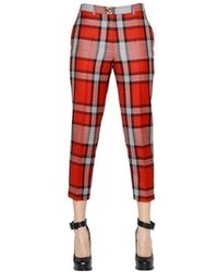 Vivienne Westwood Plaid Cool Wool Capri Pants, $560 | LUISAVIAROMA ...