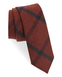 The Tie Bar Mosso Plaid Wool Tie