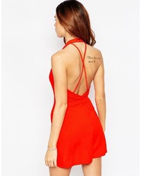 Asos Barely There Romper With Sexy Strap Detail