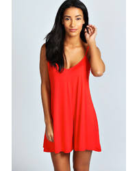 Boohoo Daisie Jersey Swing Style Playsuit