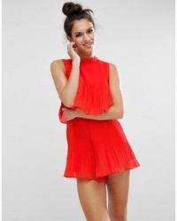 Asos Double Layer Pleated Romper