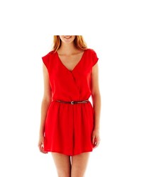HOLLYWOULD Belted Romper