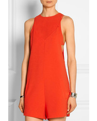 Alexander Wang Layered Stretch Crepe Playsuit T By