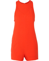 Alexander Wang Layered Stretch Crepe Playsuit T By