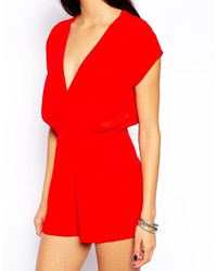 Motel Janna Wrap Front Playsuit