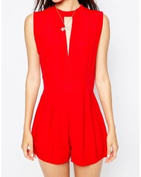 Motel Sami Romper With Cut Out Front